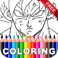 logo for Dragon Ball Coloring Free