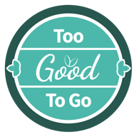 logo for Too Good To Go - fight food waste, save great food