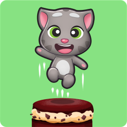 logo for Talking Tom Cake Jump