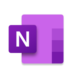 logo for Microsoft OneNote: Save Ideas and Organize Notes