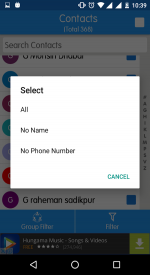 screenshoot for Delete Multiple Contacts