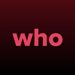 logo for WHO - Live video chat & Match & Meet me