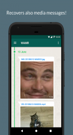 screenshoot for WAMR - Recover deleted messages & status download