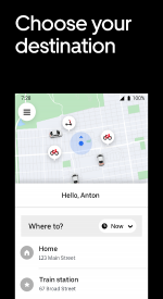 screenshoot for Uber - Request a ride