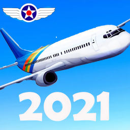 poster for Plane Pilot Flight Simulator 2021