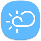 logo for Samsung Weather