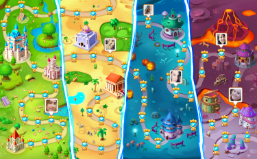 screenshoot for Jewels Legend - Classic gem landscapes game