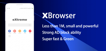 graphic for XBrowser - Super fast and Powerful 3.6.4