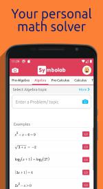 screenshoot for Symbolab: Math Problem Solver
