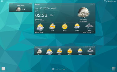 screenshoot for Weather & Clock Widget for Android Ad Free