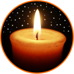 logo for NIGHT CANDLE - GUIDED MEDITATION SLEEP