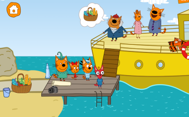 screenshoot for Kid-E-Cats Sea Adventure! Kitty Cat Games for Kids