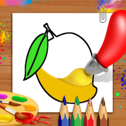 poster for Fruits Coloring Book & Drawing Book - Kids Game