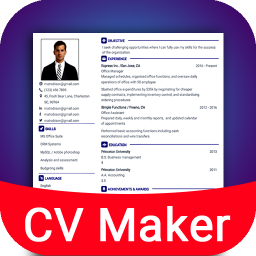 poster for CV Maker Free Resume builder CV Templates 2021
