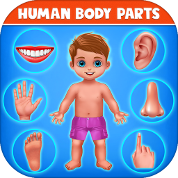 logo for Human Body Parts - Kids Games