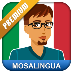 logo for Learn Italian with MosaLingua