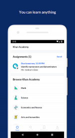 screenshoot for Khan Academy: Free Learning app. Class 1-12