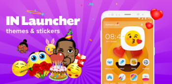 graphic for IN Launcher - Love Emojis & GIFs, Themes 1.2.6