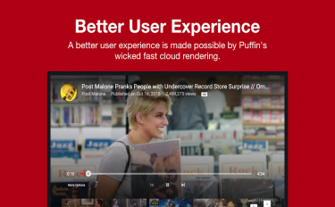 screenshoot for Puffin TV Player