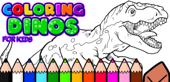graphic for Coloring Dinosaurs For Kids 14