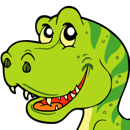 logo for Dinosaur Games for kids