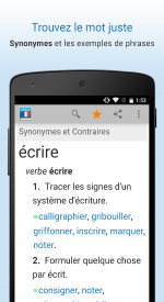 screenshoot for Dictionnaire français