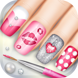 logo for Fashion Nails 3D Girls Game