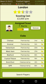 screenshoot for Football Agent