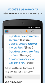 screenshoot for Dicionário Português