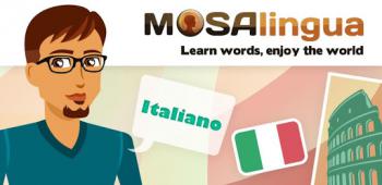 graphic for Learn Italian with MosaLingua 10.70