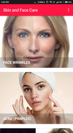 screenshoot for Skin and Face Care - acne, fairness, wrinkles