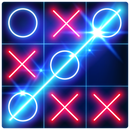 logo for Tic Tac Toe Glow