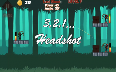 screenshoot for Stickman Bow Mastery: Flying Arrows