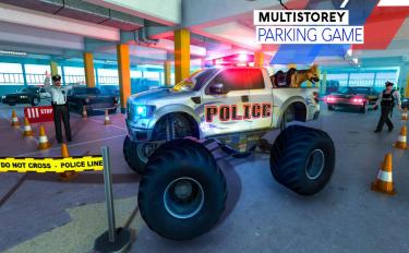 screenshoot for US Police Dog Transport: Multi Level Parking Game