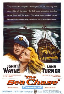 poster for The Sea Chase 1955