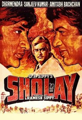 poster for Sholay 1975