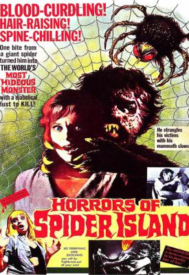poster for Horrors of Spider Island 1960