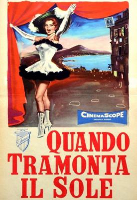 poster for Sunset in Naples 1956