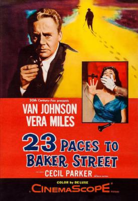poster for 23 Paces to Baker Street 1956