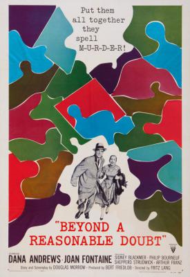 poster for Beyond a Reasonable Doubt 1956