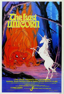 poster for The Last Unicorn 1982