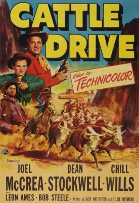 poster for Cattle Drive 1951