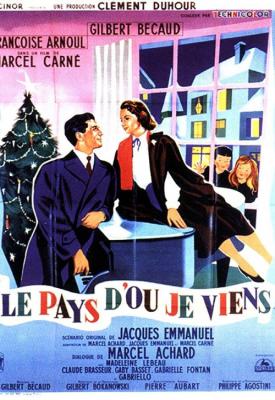 poster for Le pays d’où je viens 1956