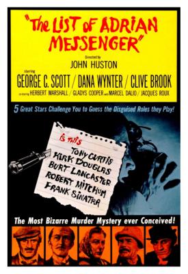 poster for The List of Adrian Messenger 1963