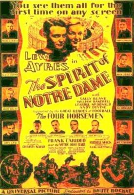 poster for The Spirit of Notre Dame 1931