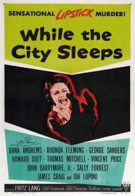 poster for While the City Sleeps 1956
