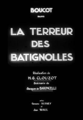 poster for La terreur des Batignolles 1931