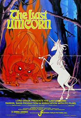 poster for The Last Unicorn 1982