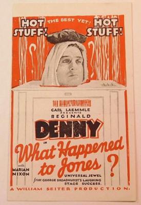 poster for What Happened to Jones? 1926