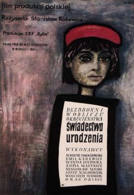 poster for Swiadectwo urodzenia 1961